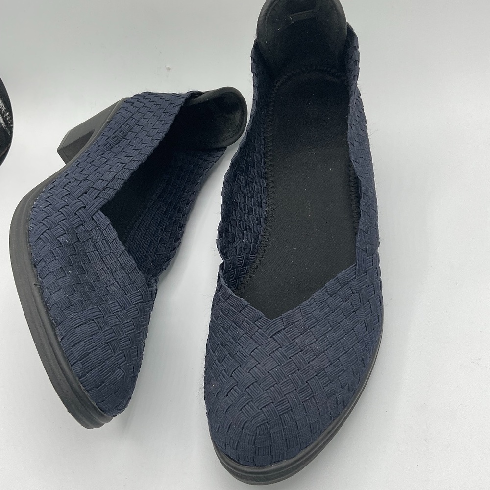 Steve by Steve Madden Navy Blue Flats